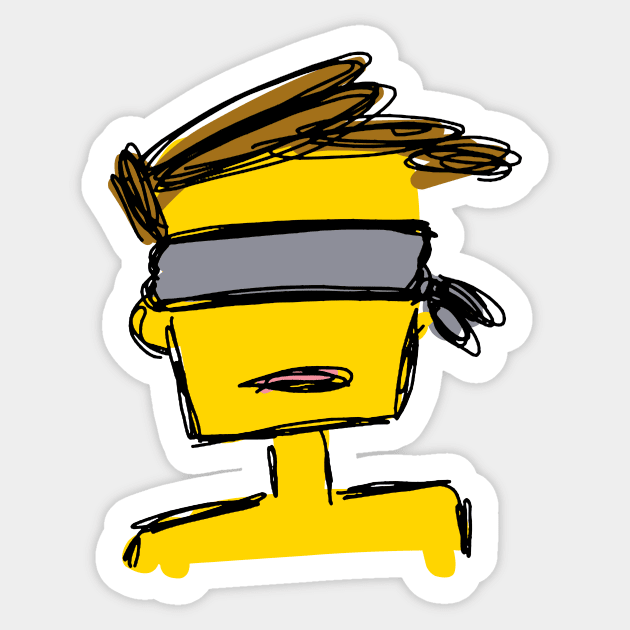 Blindfold Sticker by SpookyMeerkat